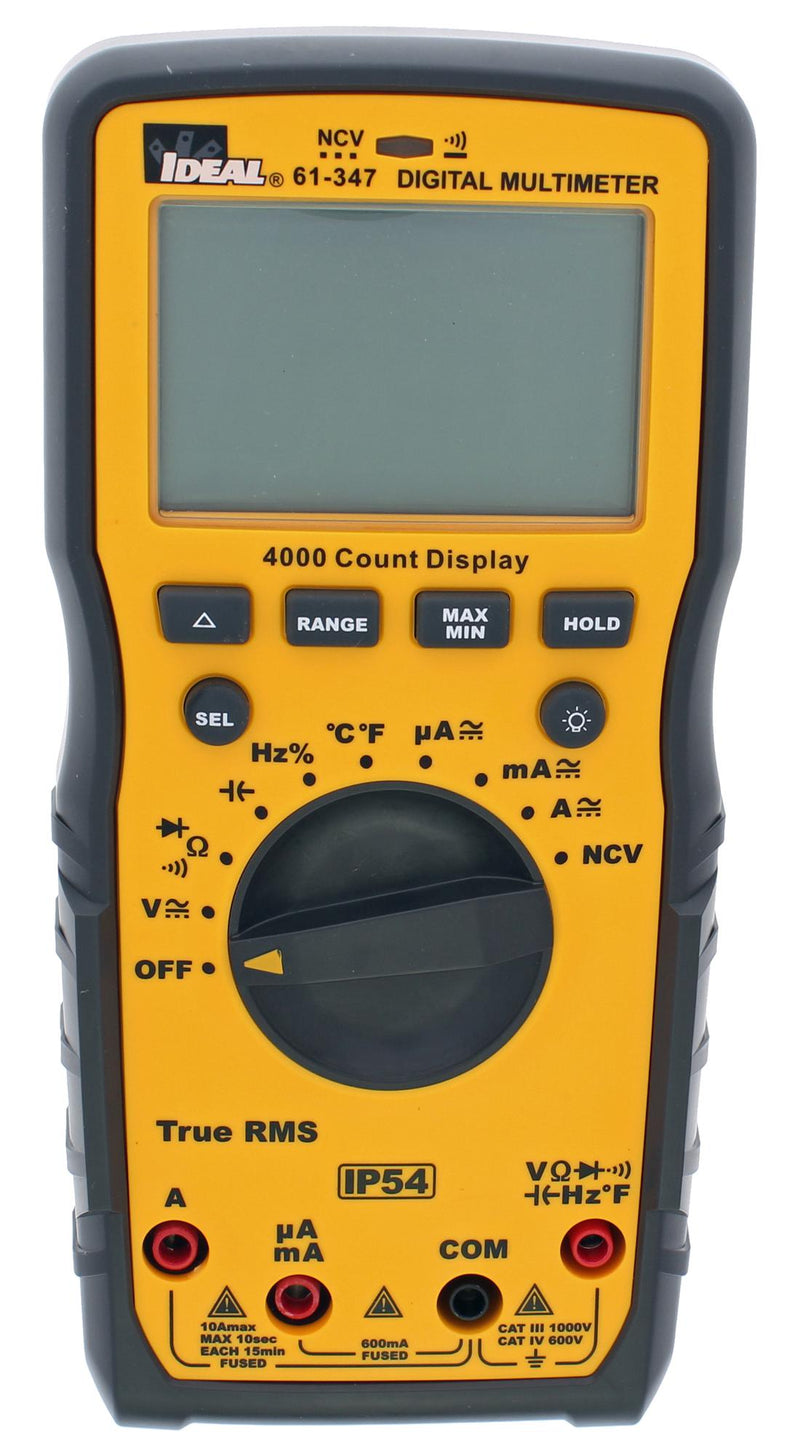 Ideal 61-347 61-347 Multimeter Hand Held Auto 6000 Count