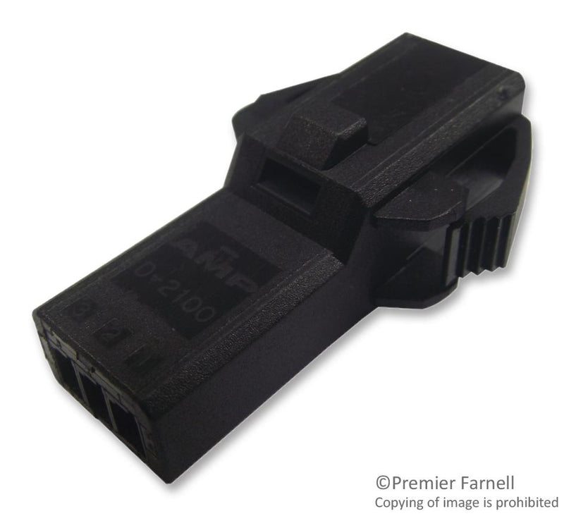 AMP - TE Connectivity 2-1318116-3 Connector Housing Dynamic D2100 Plug 3 Ways 2.5 mm Series Pin Contacts