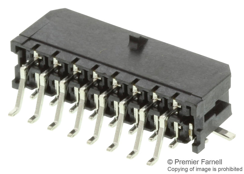 Molex 43045-1609 Wire-To-Board Connector 3 mm 16 Contacts Header Micro-Fit 3.0 43045 Series Surface Mount