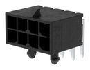 Molex 212528-0800 Pin Header Power Wire-to-Board 3 mm 2 Rows 8 Contacts Through Hole Right Angle