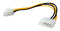 Roline 11.03.1019 Computer Cable HDD Plug 4 Way ATX 4-pin Socket 5.9 &quot; 150 mm