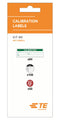 TE Connectivity 2404500-1 Label Die-Cut PVC Calibration