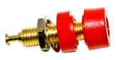 Mueller Electric BU-P2854-2 Banana Test Connector Jack Panel Mount 15 A 2 kV Gold Plated Contacts Red