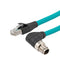 L-COM TRG613-T6T-2M Cable Assy M12 R/A PLUG-RJ45 PLUG/6.6 New