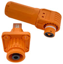 Amphenol Industrial SLPHPC95BSO1 High PWR Conn R/A Plug Crimp 350A/ORG