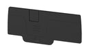 Weidmuller 2486640000 END Plate Wemid Black
