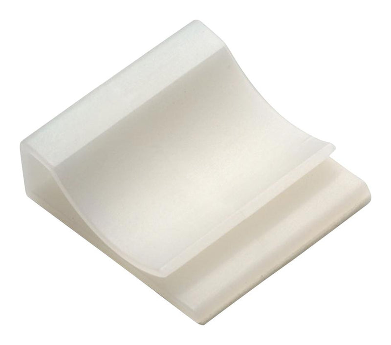 Wurth Elektronik 524214000 Fastener Adhesive Backed Flat Cable Clamp Nylon 6.6 (Polyamide 6.6) Natural 27 mm 20 New