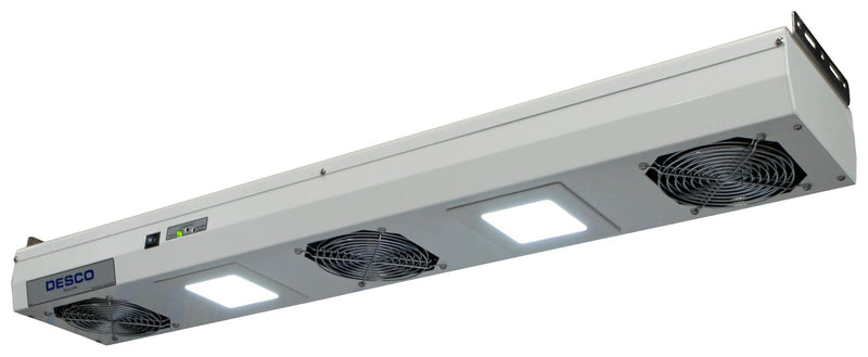 Desco 60468 Overhead Ionizer W/LIGHT 3 FAN 120VAC