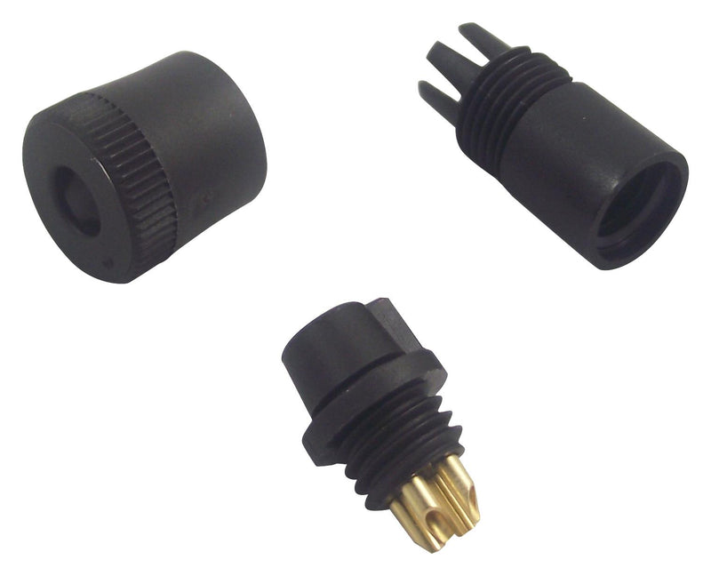 Binder 09 9764 70 04 09 04 Circular Connector 719 Series Cable Mount Receptacle 4 Contacts Solder Socket