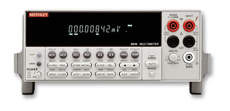 Keithley 2010/E Bench Digital Multimeter 2000 Series True RMS Auto Range 750 V 3 A 7.5 Digit