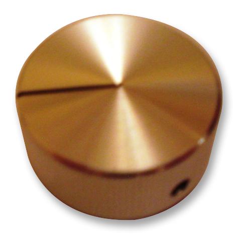 Multicomp KB00014 KB00014 Knob Round Shaft 6.4 mm Aluminium With Indicator Line 12.7 KLN