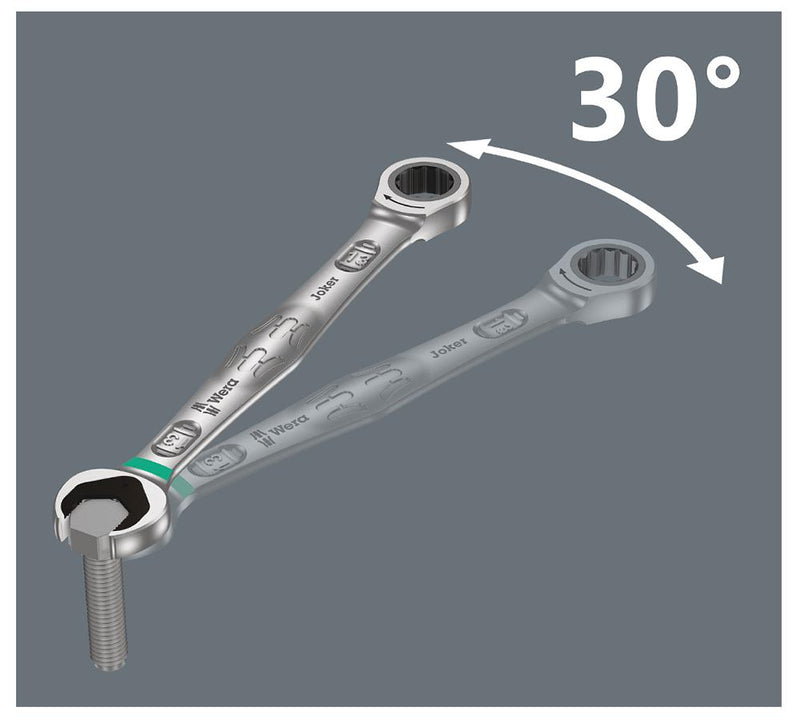 Wera 05073277001 Wrench Ratchet Joker Metric 17 mm Length 224