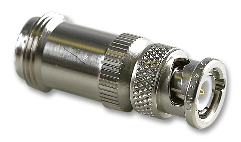 Radiall R191419000 RF / Coaxial Adapter N Jack BNC Plug Straight 50 ohm