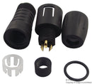 Binder 99-9205-00-03 Circular Connector 620 Series Cable Mount Plug 3 Contacts Solder Pin