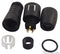 Binder 99-9205-00-03 Circular Connector 620 Series Cable Mount Plug 3 Contacts Solder Pin