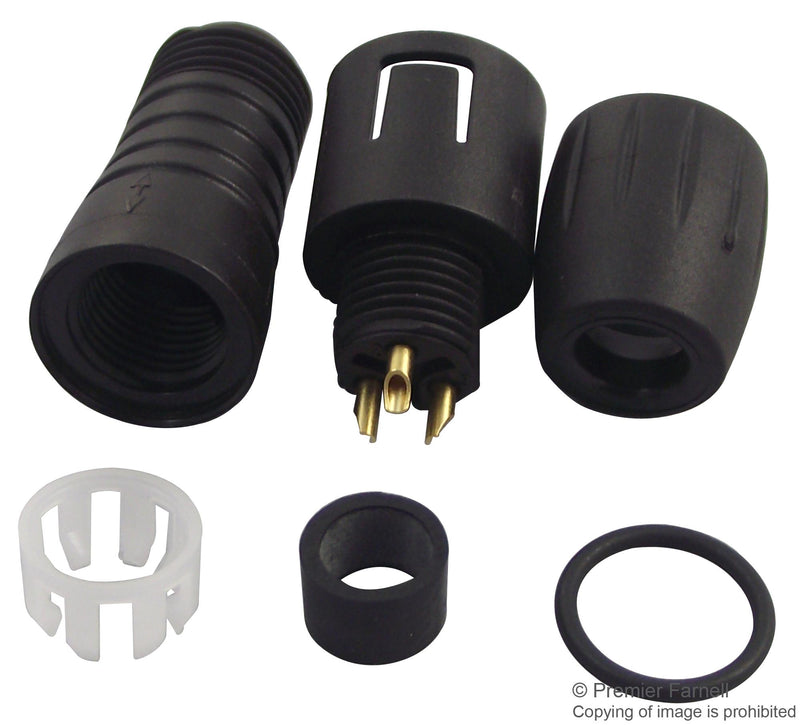 Binder 99-9205-00-03 Circular Connector 620 Series Cable Mount Plug 3 Contacts Solder Pin