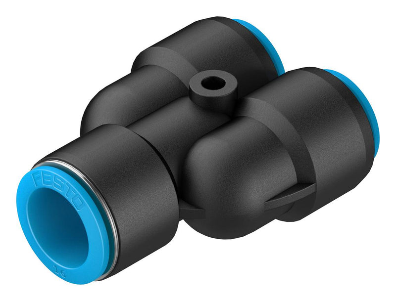 Festo QSY-16-12 Pneumatic Fitting Push-In Y-Fitting 14 bar 16 mm PBT (Polybutylene Terephthalate) QSY