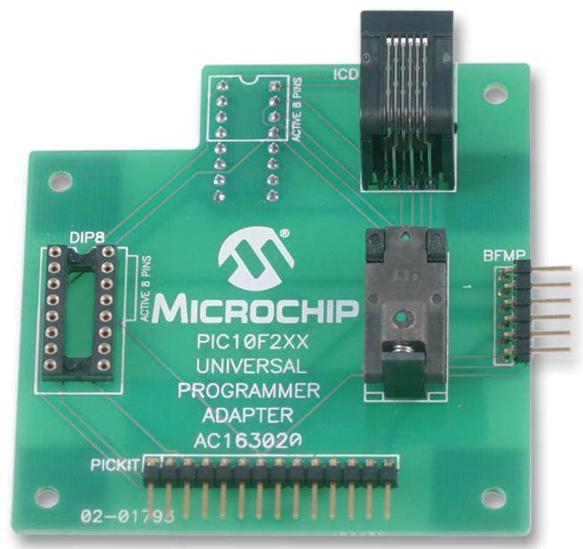 MICROCHIP AC163020 SOT-23 Package Programmer Adapter for PIC10F2XX Microcontroller