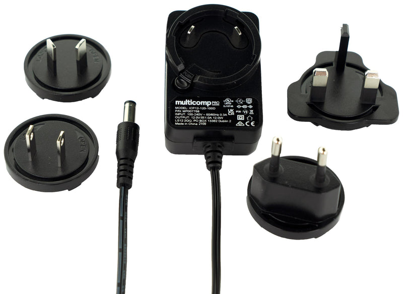 Multicomp PRO MP007768 MP007768 AC/DC Power Supply ITE 1 Output 12 W V A