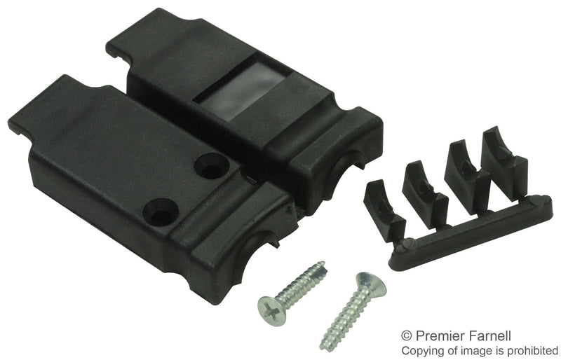 MULTICOMP SPC14980 D SUB COVER, SIZE DE, POLYPROPYLENE