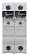EATON BUSSMANN SERIES CHCC2DIU DIN RAIL FUSE HOLDER, 30A, 600VAC, SCREW