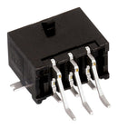 Wurth Elektronik 662104231722 Pin Header Wire-to-Board 3 mm 2 Rows 4 Contacts Surface Mount Right Angle WR-MPC3