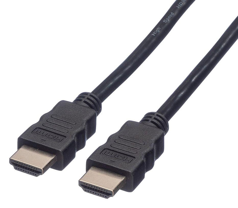 Roline 11.04.5541 Audio / Video Cable Assembly Hdmi A Plug 3.3 ft 1 m Black