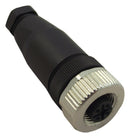 TE Connectivity T4110011081-000 Sensor Connector PG7/4-6mm M12 Female 8 Positions Screw Socket Straight Cable Mount