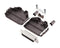 Amphenol ICC (COMMERCIAL PRODUCTS) L17DPPK25-BK+L77SDB25S D Sub Connector With Backshell DB25 25 Contacts Receptacle Solder DB L17DPPK-BK Series