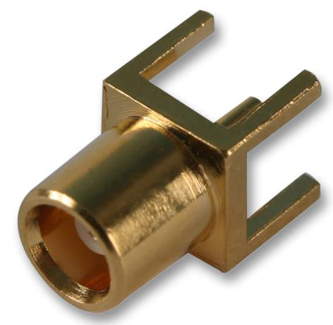 GREENPAR - TE CONNECTIVITY 1-1337581-0 RF / Coaxial Connector, MCX Coaxial, Straight Jack, Through Hole Vertical, 50 ohm, Beryllium Copper