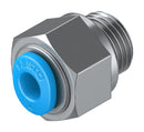 Festo QSM-G1/8-4 Pneumatic Fitting Push-In G1/8 14 bar 4 mm Brass QSM