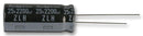 RUBYCON 10ML100MEFC6.3X5 Electrolytic Capacitor, Miniature, 100 &micro;F, 10 V, ML Series, &plusmn; 20%, Radial Leaded, 6.3 mm