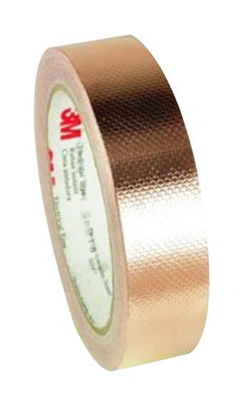 3M 1245-3/4&quot;X18YD TAPE, 16.46M X 19.05MM, COPPER FOIL