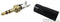 NEUTRIK NYS231BG Phone Audio Connector, 3 Contacts, Plug, 3.5 mm, Cable Mount, Gold Plated Contacts, Metal Body
