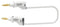 Tenma 72-13784 Test Lead 4mm Stackable Banana Plug 70 VDC 36 A White 1 m