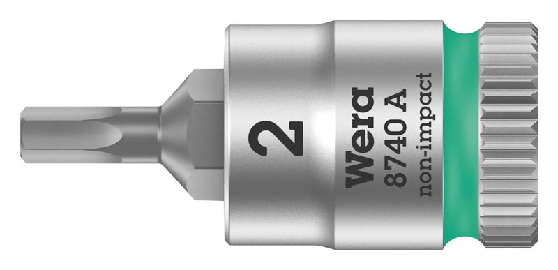 Wera 8740 2 X 28MM Hex Driver Bit 2mm 28mm
