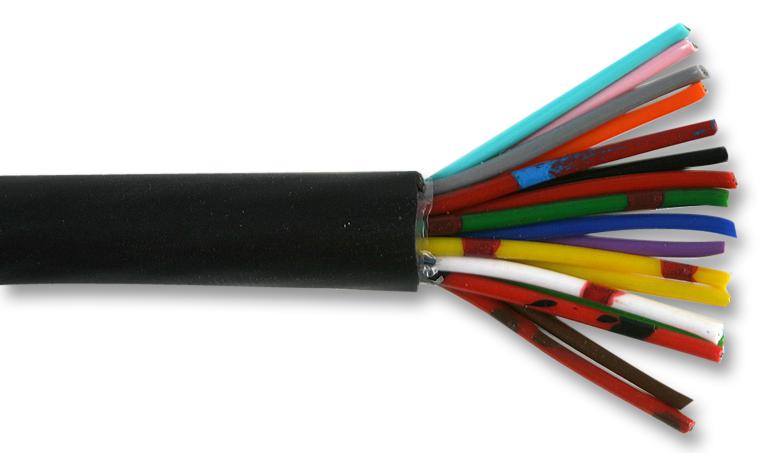 Multicomp PRO MP002394 Multicore Cable 16-2-18A Unscreened 18 Core 0.5 mm&Acirc;&sup2; 328 ft 100 m