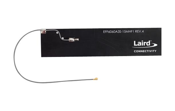 Laird Connectivity EFF6060A3S-10MHF1 Antenna Adhesive Linear Vertical PCB 600 MHz - 6 GHz 6.9 dBi 50 ohm 5W