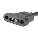 SparkFun Panel Mount USB-C Extension Cable - 6"