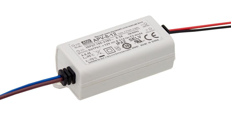 Mean Well APV-8-5 LED Driver ITE 7 W 5 VDC 1.4 A Constant Voltage 90 V