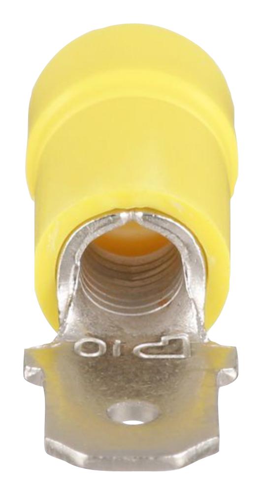 Panduit EDV10-250M-Q Male Disconnect 6.3MM 12-10AWG Yellow