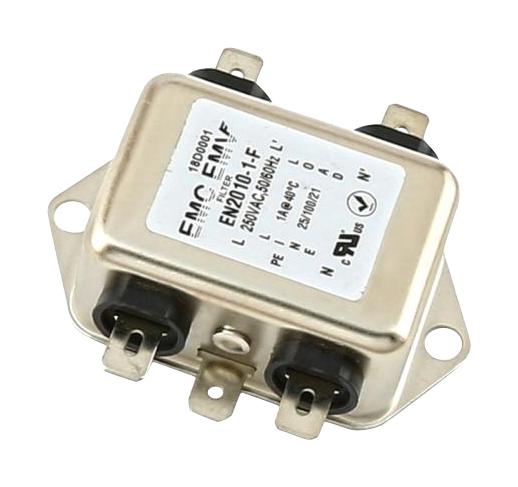 United Automation A-EN2010-16-F A-EN2010-16-F Power Line Filter General Purpose 250 VAC 16 A Single Phase 1 Stage Chassis Mount