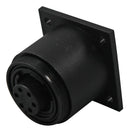 Bulgin Limited PX0758/S Circular Connector Buccaneer Standard Series Panel Mount Receptacle 6 Contacts Screw Socket