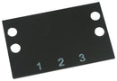 Cinch Connectivity Solutions MS-3-140 Terminal Block Marker 1 TO 3 9.53MM