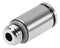 Festo NPQH-DK-G14-Q8-P10 Pneumatic Fitting Push-In G1/4 20 bar 8 mm Brass Npqh