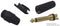 NEUTRIK NP2X-B Phone Audio Connector, Professional, 2 Contacts, Plug, 6.35 mm, Cable Mount, Gold Plated Contacts