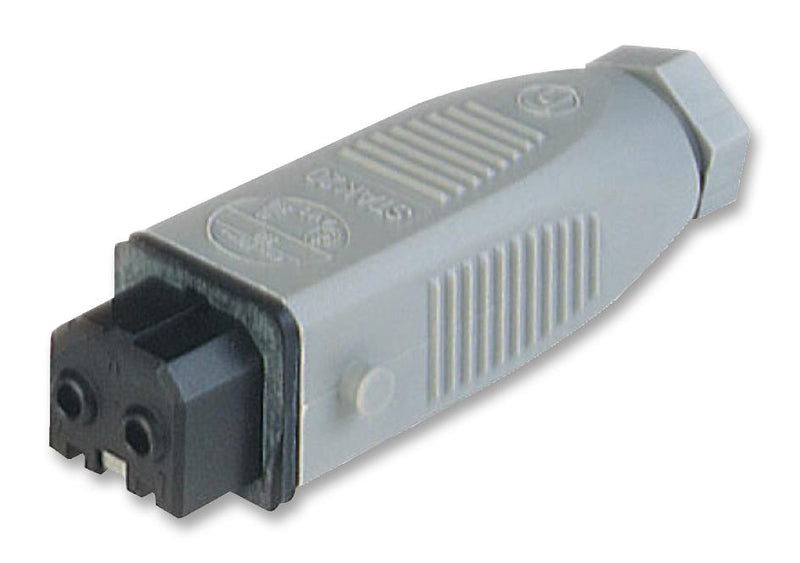 Hirschmann STAK20 STAK20 Rectangular Power Connector Cable 2 Contacts - ST Mount Screw Receptacle
