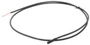 Sensor Solutions - TE Connectivity GA10K3435DM010 Thermistor NTC 10 Kohm TPE Overmoulded Probe 5x20 mm 1m 24 AWG Wires IP68 Double Insulated