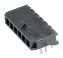 Molex 43650-0604 Pin Header Power 3 mm 1 Rows 6 Contacts Through Hole Right Angle Micro-Fit 3.0 43650