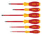 Wiha 00833 Screwdriver Set Softfinish Series Slotted Phillips Screwdrivers 6Pcs